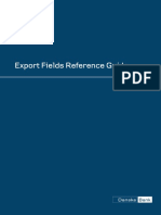 Export Fields Reference Guide PDF