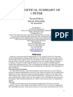 An Exegetical Summary of 1 Peter