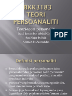 Teori Personaliti Minggu 2