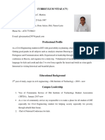 CURRICULUM VITAE Glory English