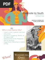 Footnote To Youth by Jose Garcia Villa (Own Analysis)