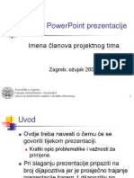 Predlozak Prezentacije PowerPoint