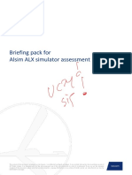 Alsim Alx Simulator Assessment Briefing Pack en 23.9.2018