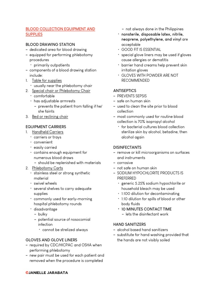 Blood Collection Equipment Additives And Order Of Draw Coagulation Tissue Biology