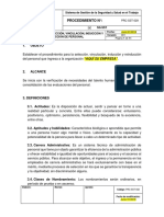 PRC-SST-029 Procedimiento Selección, Vinculación, Inducción, Reinducción y Evaluación de Personal