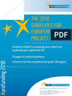1-guideEN Projet Europeen 2010