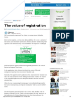 The Value of Registration (By Dean Ma. Soledad Deriquito-Mawis)