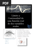 Límite y Continuidad de Una Función Real de Dos Variables Reales