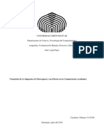 Transición de La Imprenta Al Ciberespacio y Sus Efectos en La Comunicación Académica