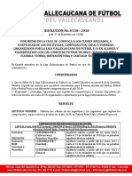 Resolucion 0150 018 Torneos de Liga 2019...