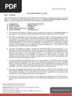 Contract of Employment Regularization Template | PDF | Working Time ...