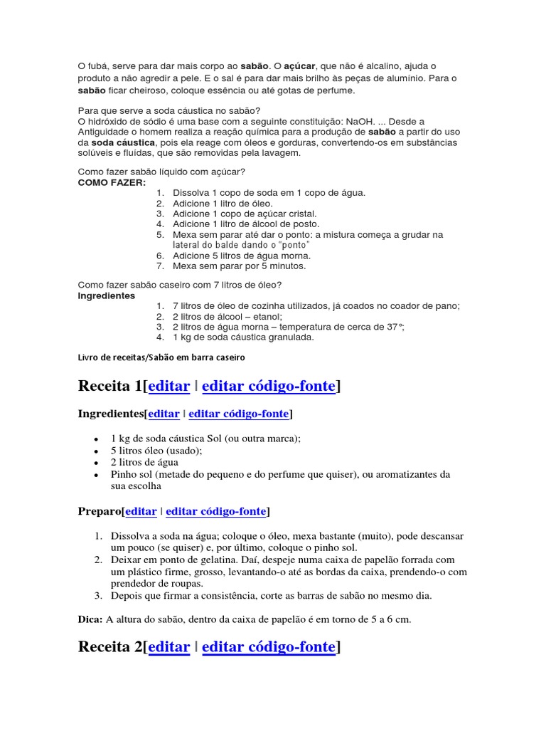 O Fuba Docx Sabonete Agua