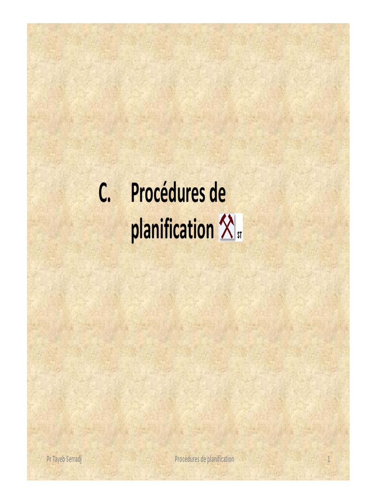 Procédures de planification minière | PDF | Véhicules | Exploitation ...