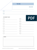 To Do List Prioritized PDF
