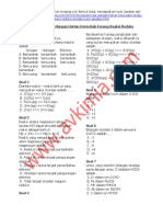 Kumpulan Soal Ulangan Harian Kimia Bab Konsep Reaksi Redoks WORD FILE