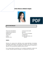 HOJA DE VIDA ACTUALIZADA (Jennyfer Paola Amado) 2019 (Jennyfer Paola Amado)