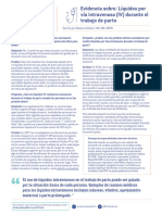 IV Fluids - Handout (Spanish)