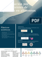 Intoxicación Por Componentes Del Plástico en Alimentos PDF