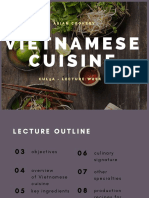 Cul5a - Lecture-Week 10 - Vietnamese Cuisine PDF