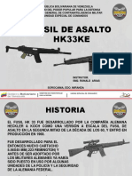 Fusil HK33KE manual de instrucción
