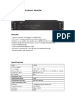 Detection of Switch Power Amplifier T-6281