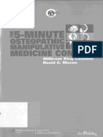 The 5 minute osteopathic manipulative medicine consult