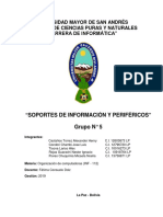 Soportes de Informacion y Perifericos