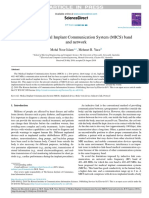 Review of Medical Implant Communication System (MICS) Bandand Network