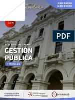 Gestión Pública ENAPP Diplomado Alta Especialización Certificación