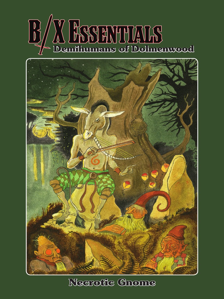 BX Essentials Demihumans of Dolmenwood PDF Elves Fairies