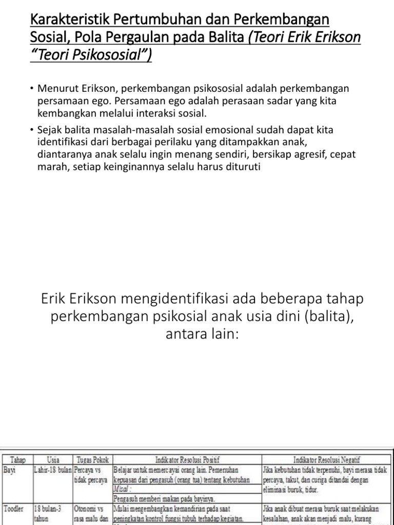 Remaja Kajian Lapangan Dan Implikasi Teori Erikson Heru Sunoto A Social Worker With Poverty