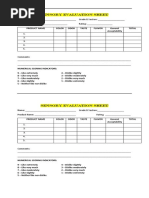 Product Sensory Evaluation Form | PDF | Senses | Food And Drink