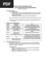 Ecen 3224 Module 1 - Data Communication Fundamentals