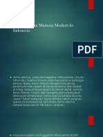 3) Penyebaran Manusia Modern Ke Indonesia