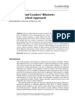 Aphorisms and Leaders Rhetoric PDF