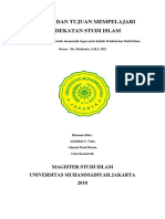 Makalah Urgensi Dan Tujuan Mempelajari Pendekatan Studi Islam
