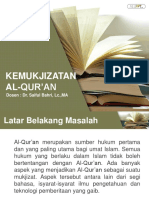 Kemukjizatan Al-Qur'an
