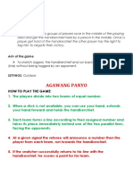 Agawang Panyo Rules