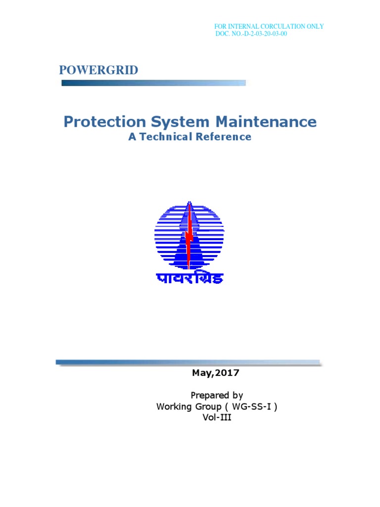 POWERGRID Protection System Maintenance Guide | PDF | Relay | Battery ...