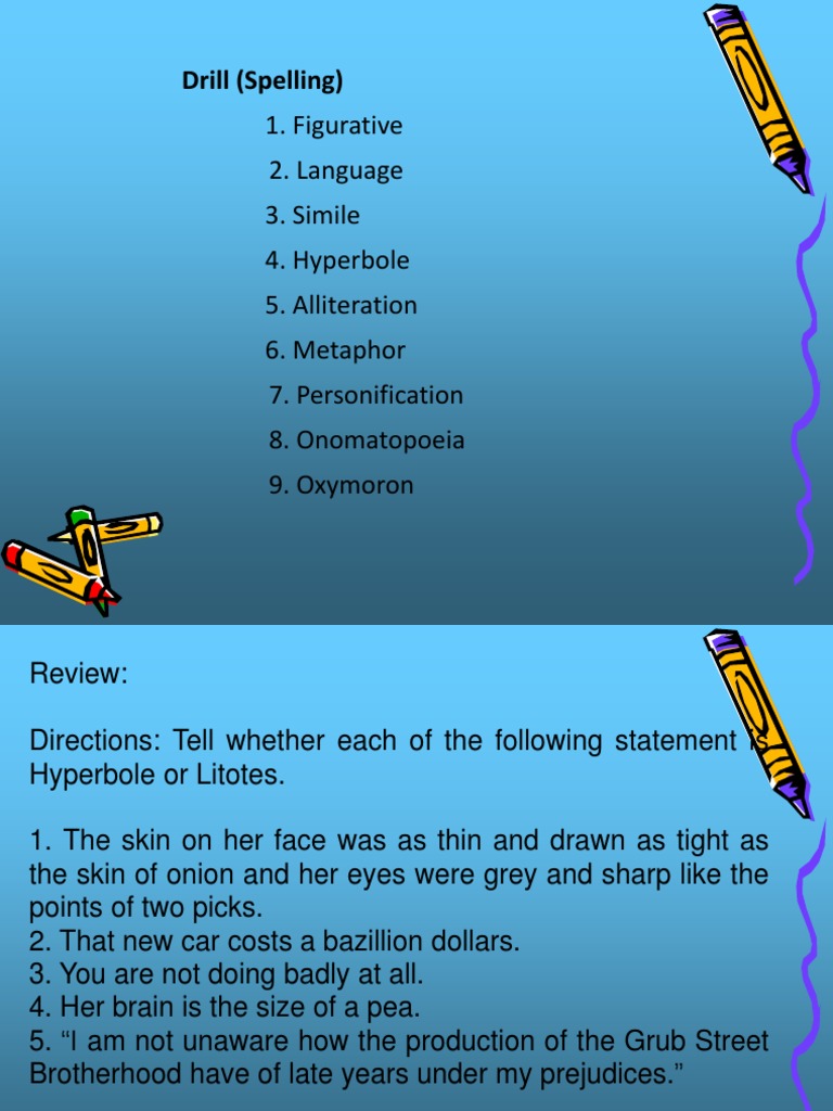 Figurativelanguagepowerpoint 1 Metaphor Poetic Devices