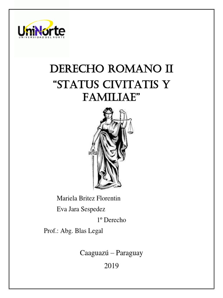 Status Civitatis | PDF | Ley romana | Virtud