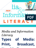 Media and Information Literacy