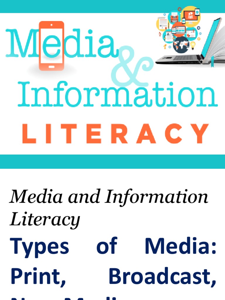 LESSON 7 Types of Media Print Broadcast New Media PDF Technological