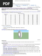 Carbon Steel Flanges - Pressure and Temperature Ratings - Group 1.1 - Carbon Steel