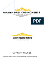 Golden Precious Moments Events Services