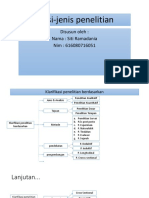 Jenis-jenis penelitian dan metode penelitian yang optimal untuk