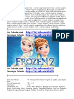 Frozen 2 Pelicula Completa Facebook