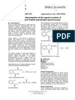 A09 009a Determination of Aspirin 73 Series