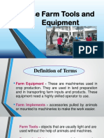 Use Farm Tools and Equipment