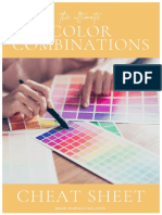 Ultimate Color Combination Cheat Sheet